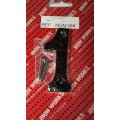 #1 Black Antique Numeral 75mm 1 Per Pack