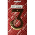 #3 Brass Numeral 75mm 1 Per Pack