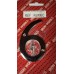 #6 Chrome Numeral 75mm 1 Per Pack