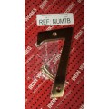 #7 Brass Numeral 75mm 1 Per Pack