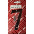 #7 Chrome Numeral 75mm 1 Per Pack