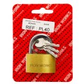 40mm Brass Padlock 1 Per Pack