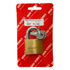 40mm HEAVY BRASS PADLOCK