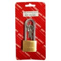 40mm LONG SHAKLE HEAVY BRASS PADLOCKS N4L