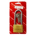 50mm LONG SHACKLE HEAVY BRASS PADLOCKS N5L