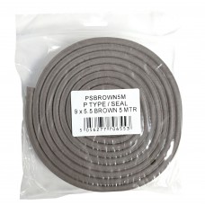 P Type 9X5.5 (EPDM Rubber) 5 meter roll brown