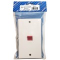 45A Dp Switch Tall Plate Sq White 1 Per Pack