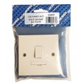 13A Fused Unit D.P.Switch Sq White 1 Per Pack