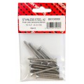 10 X 2 Stainless Steel A2 Woodscrews (8 Per Pack)
