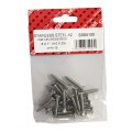 8 X 1 Stainless Steel A2 Woodscrews 20 Per Pack