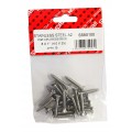 8 X 1 Stainless Steel A2 Woodscrews (15 Per Pack)