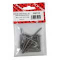 8 X 1 1/2 Stainless Steel A2 Woodscrews 15 Per Pack