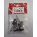 40mm Black Plastic Poly HD Nails 12 Per Pack