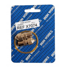 Coaxial Plug Female 2 Per Pack