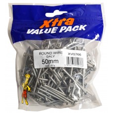 50mm Galv Round Wire Nails 500G Xtra Value