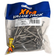 75mm Galv Round Wire Nails 500G Xtra Value