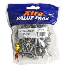 50mm Galv Clout Nails 500G Xtra Value