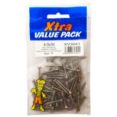 4.0 X 30 Pozi Csk Chipboard Xtra Value 80 Per Pack