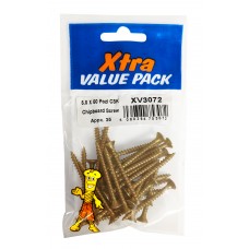 5.0 X 50 Pozi Csk Chipboard Xtra Value 45 Per Pack