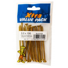 5.0 X 100 Pozi Csk Chipboard Xtra Value 18 Per Pack