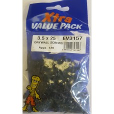 3.5 X 25 Dry Wall Screws Xtra Value 130 Per Pack