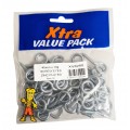 45mm x 10g  SCREW EYES ZINC 50 PER PACK