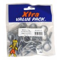 65mm x 14g SCREW EYE ZINC 20 PER PACK