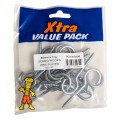 80mm x 12g SCREW HOOK ZINC 20 PER PACK