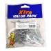 55mm x 8g SCREW HOOKS ZINC 40 PER PACK