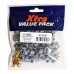 2.5MM FLAT TWIN & EARTH CABLE CLIPS GREY ( PACK OF 100 ) EXTRA VALUE