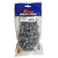 10MM FLAT TWIN & EARTH CABLE CLIPS GREY ( PACK OF 100 ) EXTRA VALUE