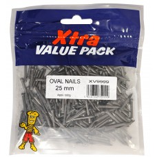 25mm Oval Nails 500G Xtra Value