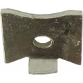 Bookcase Clip Raised Zinc 8 Per Pack