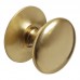 40mm Brass Cupboard Knob (pair)