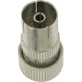 Coaxial Plug Female 2 Per Pack