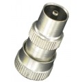 Coaxial Plug Male 2 Per Pack