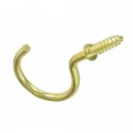 1 1/4 BRASSED CUP HOOKS 70 PER PACK EXTRA VALUE