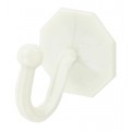 White Curtain Tie Backs Self Adhesive 2 Per Pack