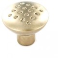 Dimple Knobs Brushed Nickel 32mm 2 Per Pack