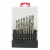 19 PCS HSS DRILL BIT SET Standard: Conforms to BS328 & DIN338 Package plastic Box        Size 1mm to 10mm in 0.5 increments