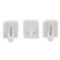Curtain End Rod Hooks Self Adhesive 2 Per Pack