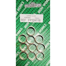 15mm Copper Olives (10 pack)