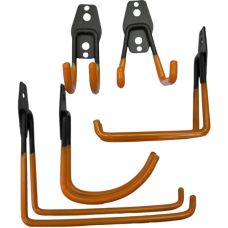 Mixed Pack Orange Garage Hooks 5 pcs