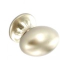 Oval Knobs Chrome 35mm 2 Per Pack