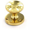 Door Handle 2 1/4'' Sprung Mortice Brassed 1 Pair