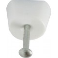 Nail In Shelf Studs White 8 Per Pack