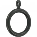 Curtain Pole Rings 45mm Black 8 Per Pack