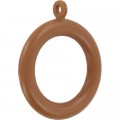 Curtain Pole Rings 56mm Medium Wood 6 Per Pack