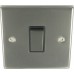 10A 1G 2-W Switch Black Nickel Black Inserts 1 Per Pack