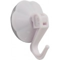 White Lever Suction Hook 50mm 1 Per Pack